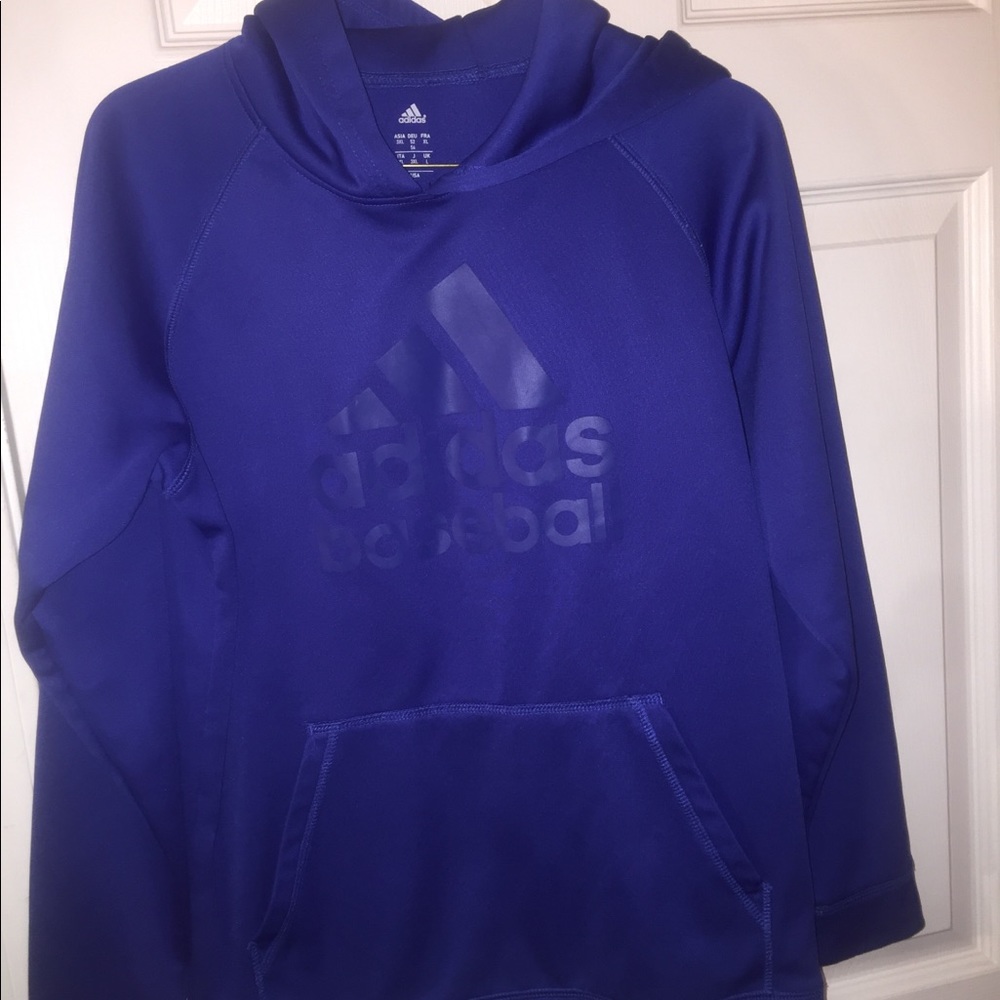 Adidas Baseball Royal Blue Hoodie